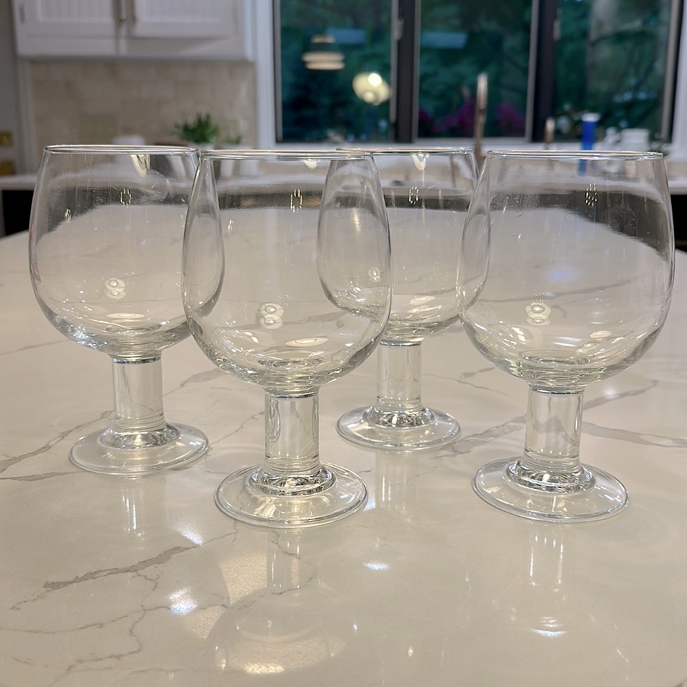 Vintage Luminarc France Water Wine Goblet